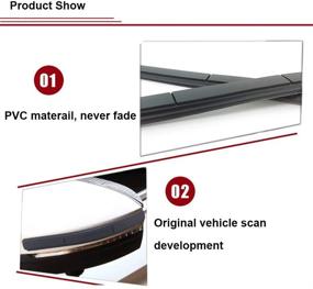 img 3 attached to Voroly 2-Pcs Car Rearview Mirror Guards - Ultimate Auto Door Bumper Protector