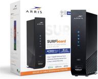📶 arris surfboard sbg6950ac2 - 16x4 docsis 3.0 cable modem plus ac1900 dual band wi-fi router - certified for xfinity, spectrum, cox, and more - black logo