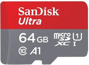 img 2 attached to 📸 SanDisk 64ГБ карты памяти Micro SDXC Ultra, совместимые с Motorola One, Moto Z4, Z3, Z3 Play, E6, E5, E5 Play, E5 Plus (SDSQUAR-064G-GN6MN) комплект вместе с 1 считывателем карт памяти Everything But Stromboli MicroSD Card Reader