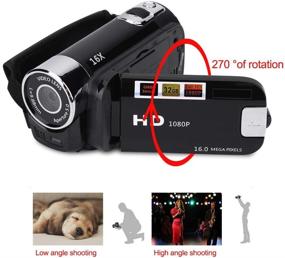 img 3 attached to Eboxer Recording Camcorder Definition 270°Rotation Camera & Photo