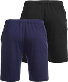 img 3 attached to Men's Casual Pajama Bottoms with Pockets - Ekouaer Clothing for Sleep & Lounge
