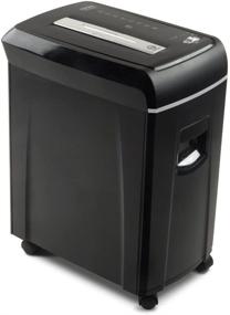 img 2 attached to 🔒 Aurora AU1020MA High-Security 10-Sheet Micro-Cut Paper, CD, and Credit Card Shredder with Pullout Bin