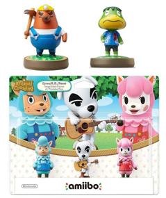img 3 attached to Animal Crossing Series 3-Pack Amiibo - Mr. Resetti & Kapp'n Bundle for Nintendo Switch, 3DS, Wii U (Bulk Packaging)