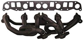 img 1 attached to 🔧 Rugged Ridge 17660.02 Steel Black Exhaust Header for 99-06 Jeep XJ/ZJ/TJ, 4.0L - Enhanced Performance and Durability