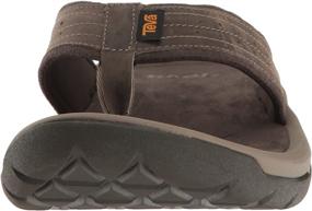 img 3 attached to 👞 Teva Men's Langdon Sandal Walnut: Durable and Stylish Men's Shoes