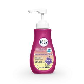 img 3 attached to 🌸 Veet Gel Cream Legs & Body, Pink, 27.04 Fl Oz, Pack of 2: Smooth & Silky Hair Removal Solution