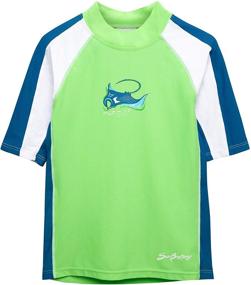 img 4 attached to 👕 SunBusters Boys Short Sleeve Rash Guard: UPF 50+ Sun Protection, Sizes 12 mos - 12 yrs