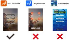 img 2 attached to 🎣 Fish-Smart: Optimize Recreational Fishing with Lucky Smart Fish Finder – Portable and Wi-Fi Enabled for Dock, Shore, or Bank Use