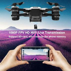 img 3 attached to 🚁 GPS Drones with Camera for Adults: le-idea IDEA10 WiFi FPV with 1080P Wide-Angle HD Camera, GPS Return Home Quadcopter - 17 Mins Flight Time RC Helicopter