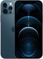 обновленный apple iphone 12 pro 5g, американская версия, 128 гб, тихоокеанский синий для at&t логотип