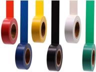 6 pack of soundoriginal electrical tape colors - 3/4-inch by 30 feet, 600v 🔌 dustproof voltage level, general home vehicle auto car power circuit wiring adhesive tape, multicolor (30ft mul) logo
