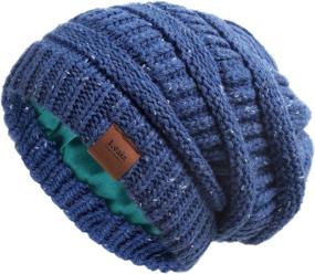 img 4 attached to Winter Knitted Beanie Slouchy Washed Outdoor Recreation in Hiking & Outdoor Recreation Clothing