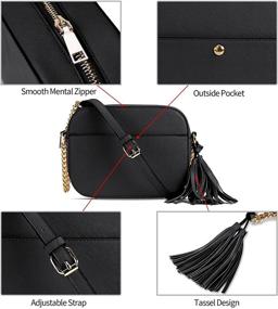 img 2 attached to Сумки через плечо регулируемые женские сумки и кошельки в стиле Crossbody