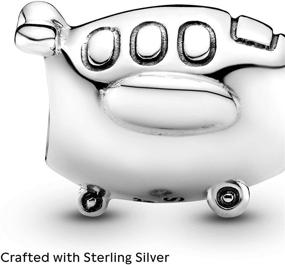 img 2 attached to Pandora Airplane Sterling Silver 790561