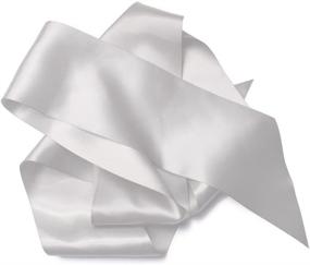 img 2 attached to 🎀 TREORSI 2-Pack of White Blank Satin Sashes - Perfect for DIY Party Decorations and Custom Sash Making