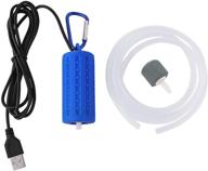 🐠 mini aquarium air pump usb 5v by useekoo - ideal for aquarium, fish tank, fishing with air stone and silicone tube логотип