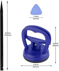 img 1 attached to 🛠️ Professional Grade Phone Suction Cup Tool for Laptop/Tablet/iPhone/iPad/Cell Phone Repair - Heavy Duty Suction Cups and Screen Opening Pliers