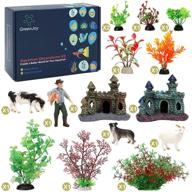 aquarium decorations accessories artificial decoration logo