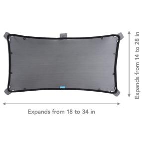 img 3 attached to 🌞 Munchkin Brica Magnetic Sun Shade, Black – Adjustable and Easy to Install