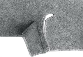 img 1 attached to 🚗 Custom Fit Gray Dash Cover Mat Pad for Ford F250 F350 F450 Super Duty 1999-2004