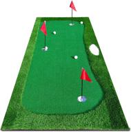 enhance your golf skills with the xenbey pro golf putting green mat – perfect for indoor/outdoor practice and training! логотип