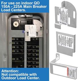 img 3 attached to 🔌 Enhanced Generator Interlock Kit: Perfectly Compatible with Square D Electric QOCGK2C QO Cover Generator and QOM2 Frame Size Main Breaker