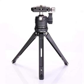 img 4 attached to Переносной компактный настольный макро-мини штатив Neewer - высотой 7,5 дюйма/19 см - сферическая головка 360° - плита быстрого выпуска - для камер Canon Nikon DSLR - нагрузка до 17,6 фунтов