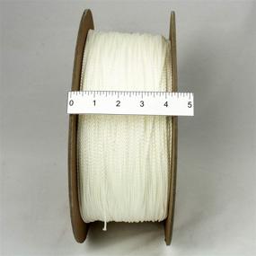 img 1 attached to 🎨 White Iridescent #33 Bulk Spool Craft Cord - Needloft - Over 4,500 Feet