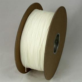 img 4 attached to 🎨 White Iridescent #33 Bulk Spool Craft Cord - Needloft - Over 4,500 Feet