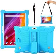 🔵 blue kids tablet case for dragon touch k10, dragon touch notepad k10, marvue pad m20 10.1-inch tablets, luss 10-inch tablet case, tenyide 10.1-inch tablet case logo