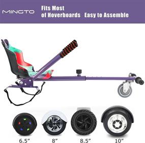 img 1 attached to Mingto Go Kart: Ultimate Hoverboard Seat Attachment for All Ages