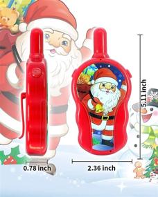 img 2 attached to Christmas Toys Walkie Talkies For Kids