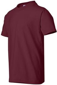 img 2 attached to Shop the Hanes Boys ComfortBlend EcoSmart T Shirt for Stylish Girls' Clothing Options