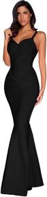 img 2 attached to 👗 Stylish and Flattering Meilun Bandage Fishtail Bodycon Antipink Women's Clothing: A Perfect Fit for Any Occasion