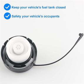 img 1 attached to 🚗 77300-53010 Gas Cap Replacement for Toyota and Lexus - Compatible with 4Runner, Celica, Corolla, Tacoma, RAV4, Sequoia, Highlander, Sienna, and More!