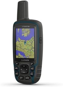 img 3 attached to Garmin GPSMAP 64x Handheld GPS with Preloaded TopoActive Maps in Black/Navy, One Size (010-02258-00)