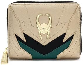 img 2 attached to Loungefly Marvel Loki Classic Zip Around Wallet for Cosplay Enthusiasts