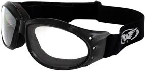 img 4 attached to 🏍️ See Clearly and Ride Safely: Global Vision Eliminator Motorcycle Goggles