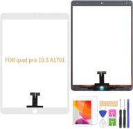 📱 a-mind for ipad pro 10.5 a1701 a1709 touch screen replacement parts (no lcd, no home button) with free screen protector + repair tools - white logo
