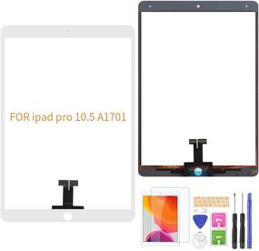 img 4 attached to 📱 A-MIND for iPad Pro 10.5 A1701 A1709 Touch Screen Replacement Parts (No LCD, No Home Button) with Free Screen Protector + Repair Tools - White