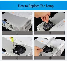 img 2 attached to 🔦 RLC-057 Projector Lamp Bulb Replacement for VIEWSONIC PJD7382 PJD7383 PJD7383i PJD7383wi PJD7583W PJD7583Wi