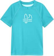 👕 besserbay solid rashguard quick dry tshirt for boys: swimwear must-have! logo