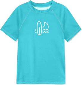 img 3 attached to 👕 BesserBay Solid Rashguard Quick Dry Tshirt for Boys: Swimwear Must-Have!
