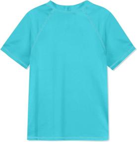 img 2 attached to 👕 BesserBay Solid Rashguard Quick Dry Tshirt for Boys: Swimwear Must-Have!