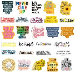 img 2 attached to Inspire Daily with 100Pcs Motivational Stickers for Teens and Adults - Vinyl Decals for Water Bottles, Laptops, and Phones!