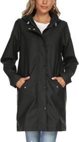 img 4 attached to Raincoat Fahsyee Waterproof Windbreaker Outdoor Women's Clothing in Coats, Jackets & Vests