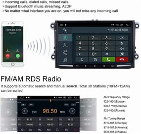 img 1 attached to Автомобильная стереосистема с GPS-навигацией и радиоприемником на Android 10.0 с памятью 32 ГБ для VW Golf 5 6 🚗 Polo Passat B6 Jetta. Совместимая с Tiguan Touran Skoda. 9-дюймовый IPS-экран с разделением, поддержка WiFi.