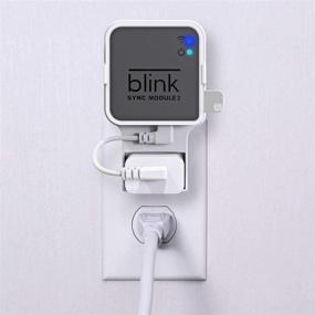 img 1 attached to 🔌 Space-Saving Wall Mount Bracket and 64GB USB Flash Drive for Blink Sync Module 2, Holder for All-New Blink Outdoor and Indoor Home Security Camera with Easy Mount Short Cable