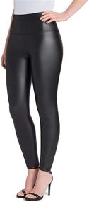 img 4 attached to Loxdonz Stretch Waisted Leggings Trousers