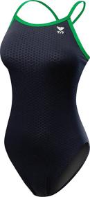 img 2 attached to TYR Womens Diamondfit Swimsuit Black Sports & Fitness